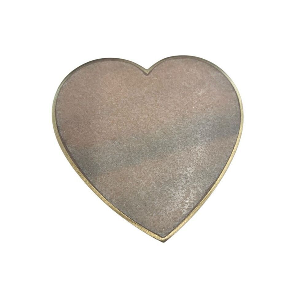 Anthropologie Pink Amour Love Marble Handcarved Coaster